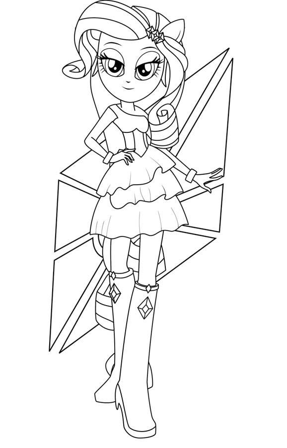 Equestria Girls Pinkie Pie Coloring Pages
 Coloring pages pinkie pie equestria girl
