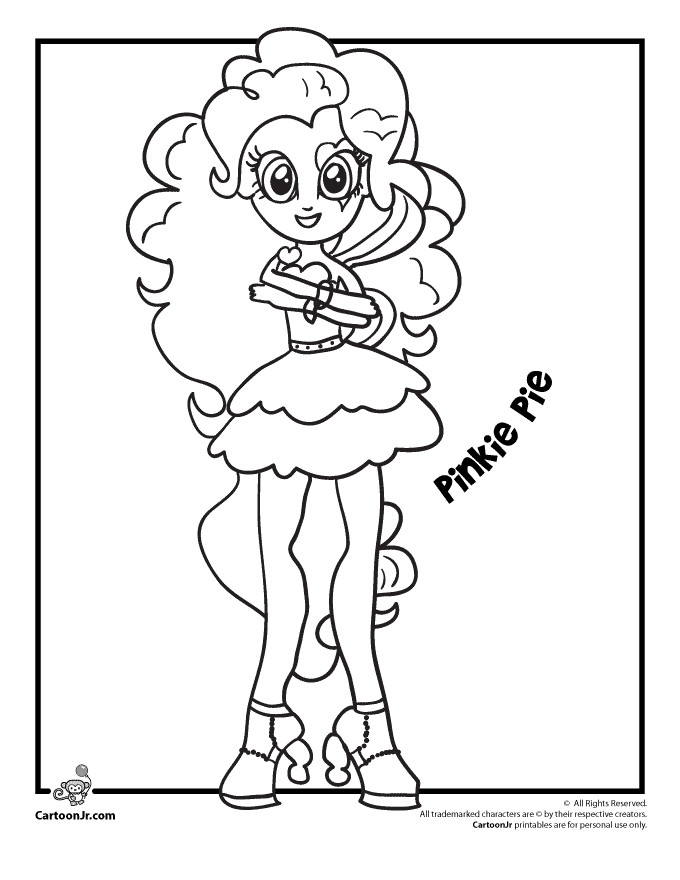 Equestria Girls Pinkie Pie Coloring Pages
 Pinkie Pie My Little Pony Equestria Girls