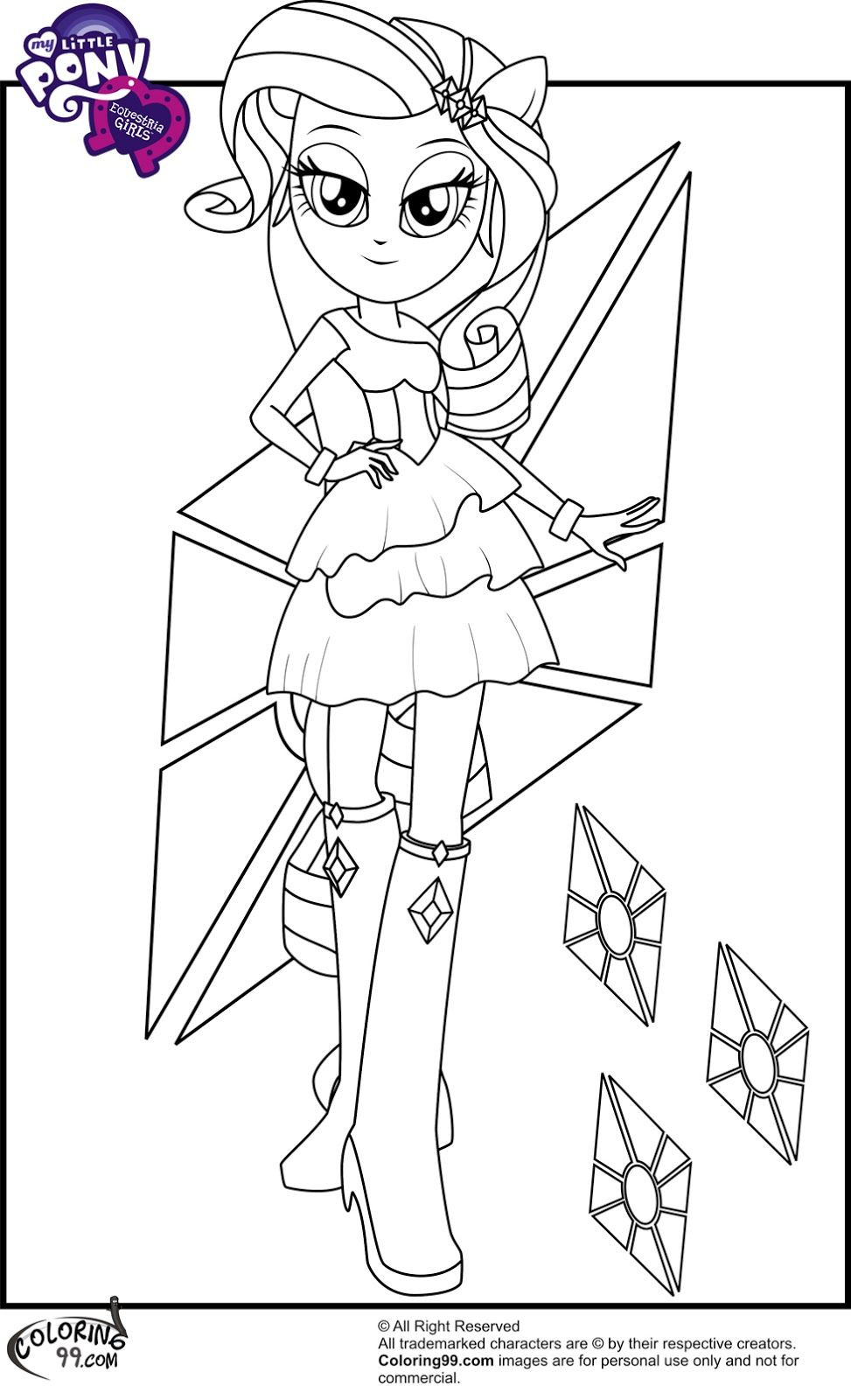 Equestria Girls Rarity Coloring Pages
 mlp rarity equestria girls coloring pages