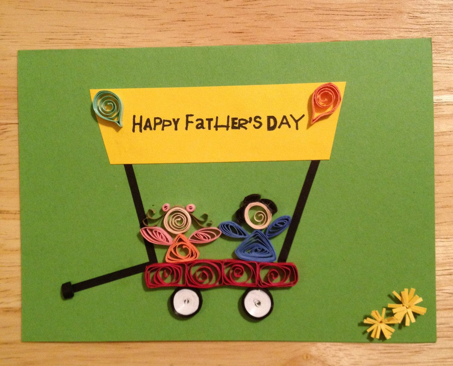 Etsy Father'S Day Gift Ideas
 Quilled Happy Father s Day Card by kreationsbykia on Etsy