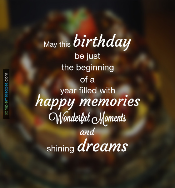 Examples Of Birthday Wishes
 30 Best Birthday Wishes Messages
