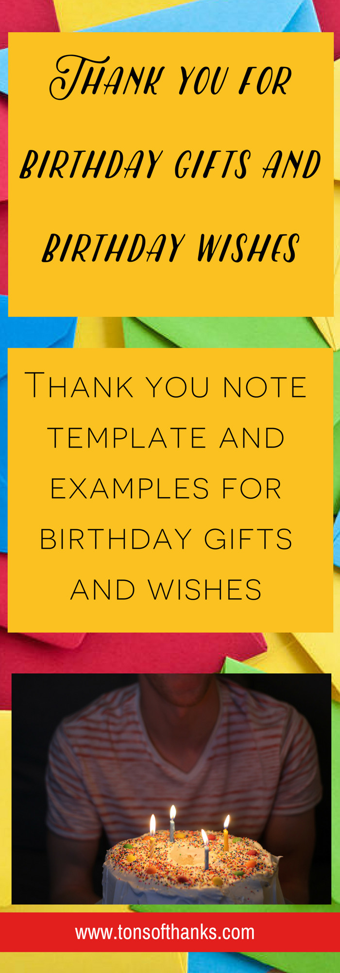 Examples Of Birthday Wishes
 Thank you for the birthday wishes Thank you note examples