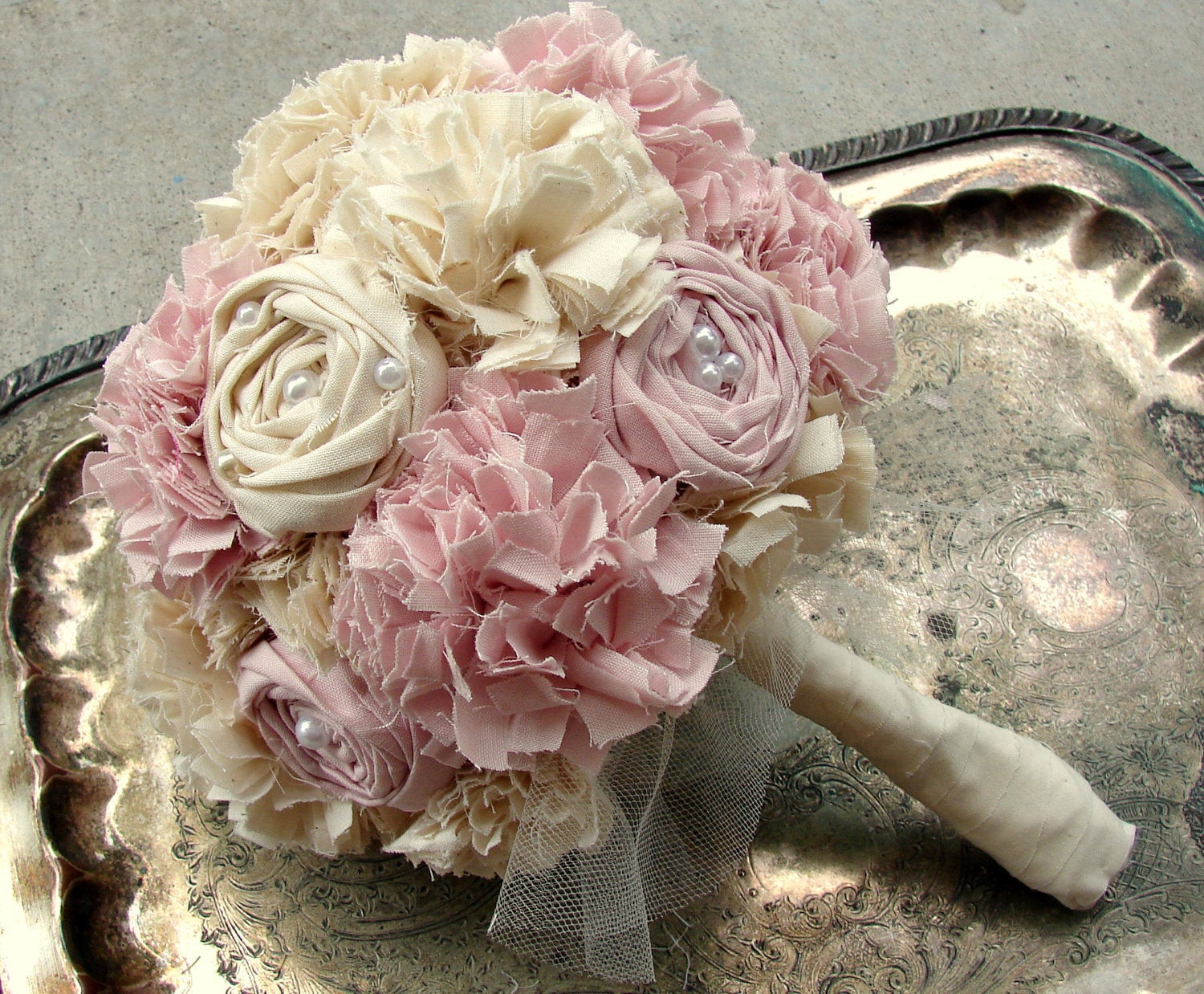 Fabric Wedding Flowers
 Unavailable Listing on Etsy