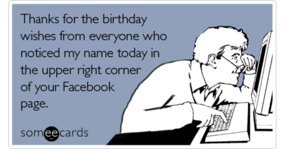Facebook Birthday Cards Funny
 Birthday Wall Thanks