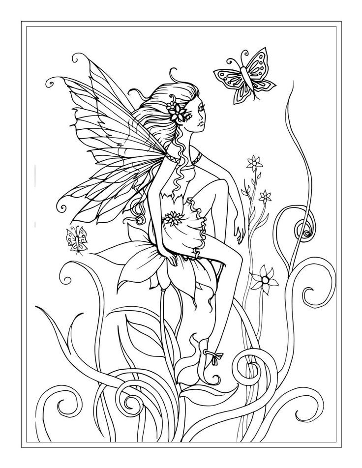 Fairy Adult Coloring Pages
 25 best Molly Harrison Free Coloring Pages Direct From