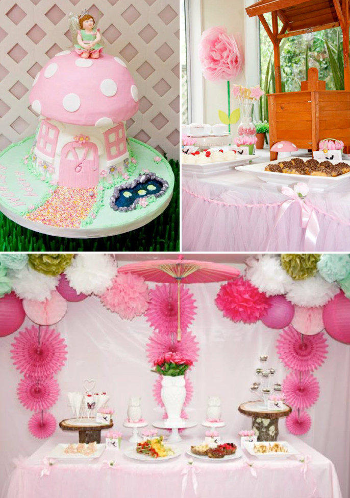 Fairy Birthday Party Supplies
 Kara s Party Ideas Pink Fairy Girl Woodland Tinkerbell