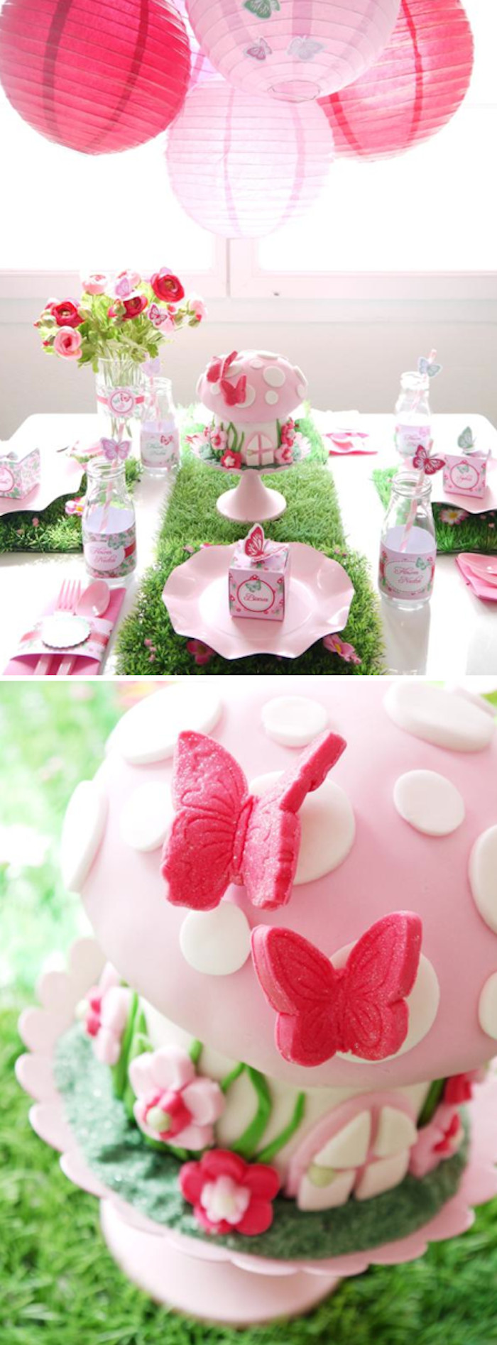 Fairy Birthday Party Supplies
 Kara s Party Ideas Pixie Fairy Pink Girl Birthday Party