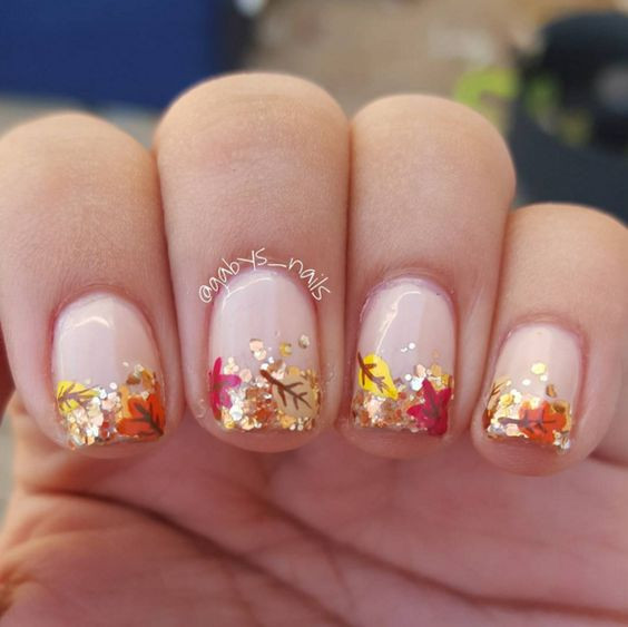 Fall French Tip Nail Designs
 32 Gorgeous Nail Ideas For Fall