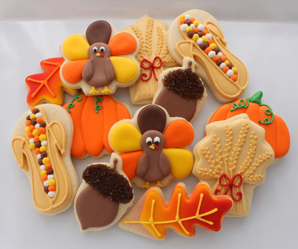 Fall Sugar Cookies
 Saturday Spotlight Top 10 Fall Cookies Redux
