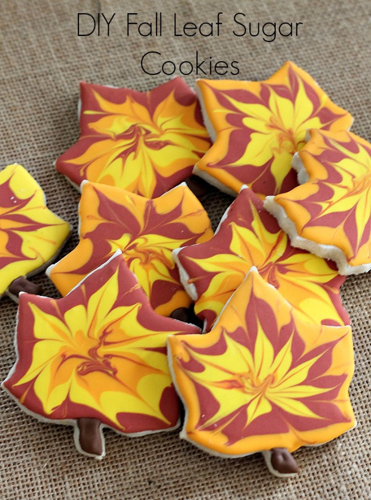 Fall Sugar Cookies
 Cookies decorated for fall are easy to do if you follow