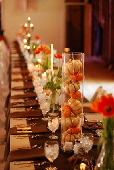 Fall Wedding Table Decorations
 23 Vibrant Fall Wedding Centerpieces To Inspire Your Big Day