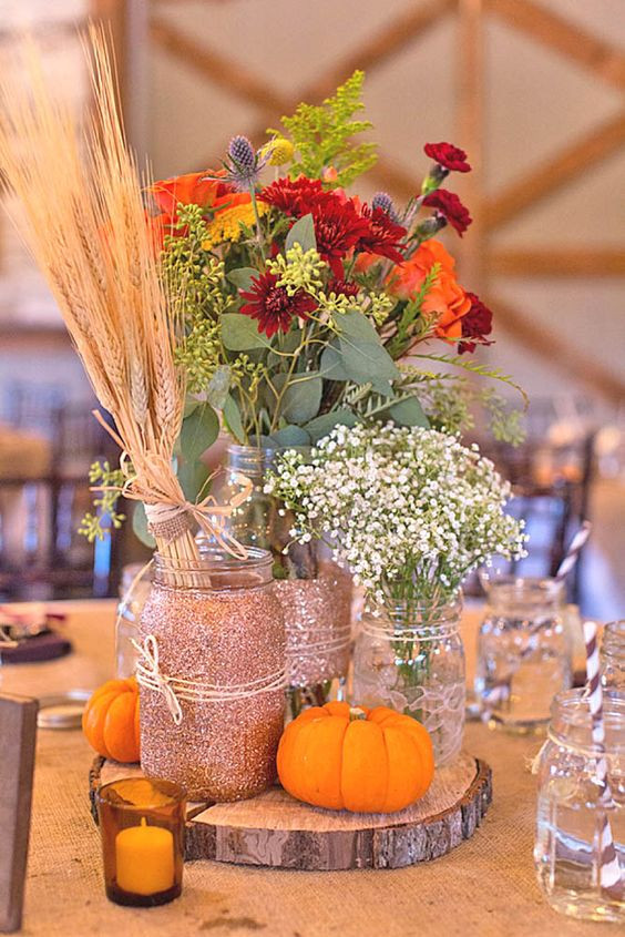 Fall Wedding Table Decorations
 21 Incredibly Amazing Fall Wedding Decoration Ideas