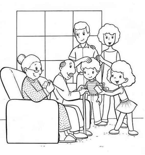 Family Coloring Pages For Toddlers
 family time coloring pages for kids