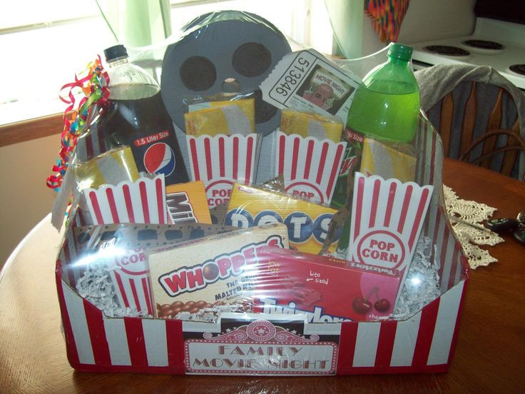 Family Movie Night Gift Basket Ideas
 Family Movie Night Gift Box