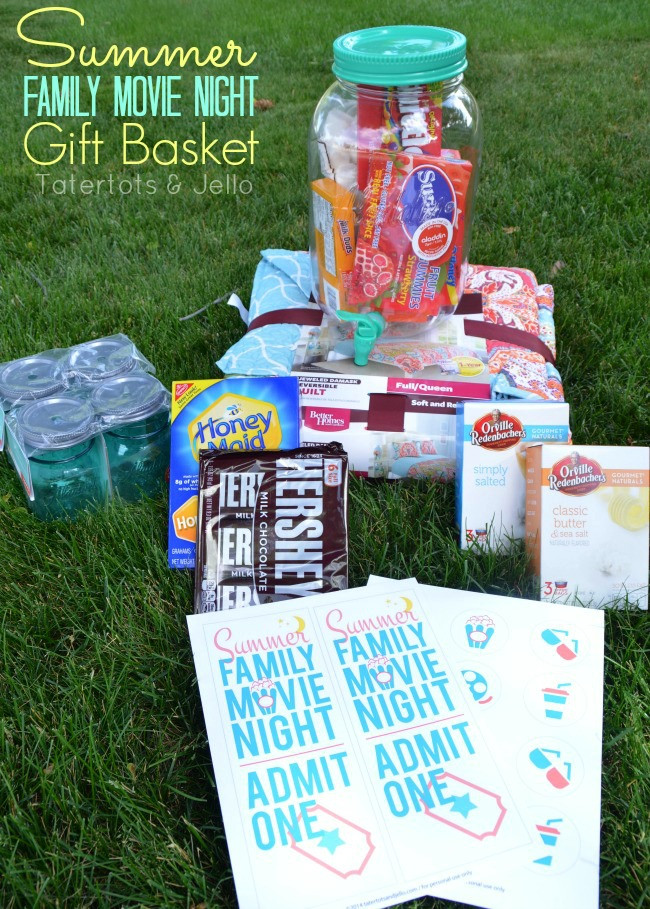 Family Movie Night Gift Basket Ideas
 Family Movie Night Free Printables