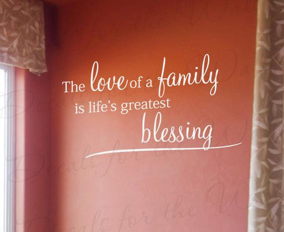 Family Quote From The Bible
 The Love Family Lifes Greatest Blessing Home Home Religious