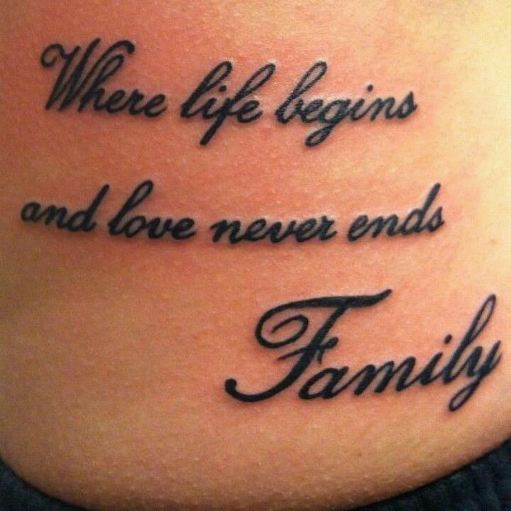 Family Quotes For Tattoos
 Gorgeous Family Tattoos