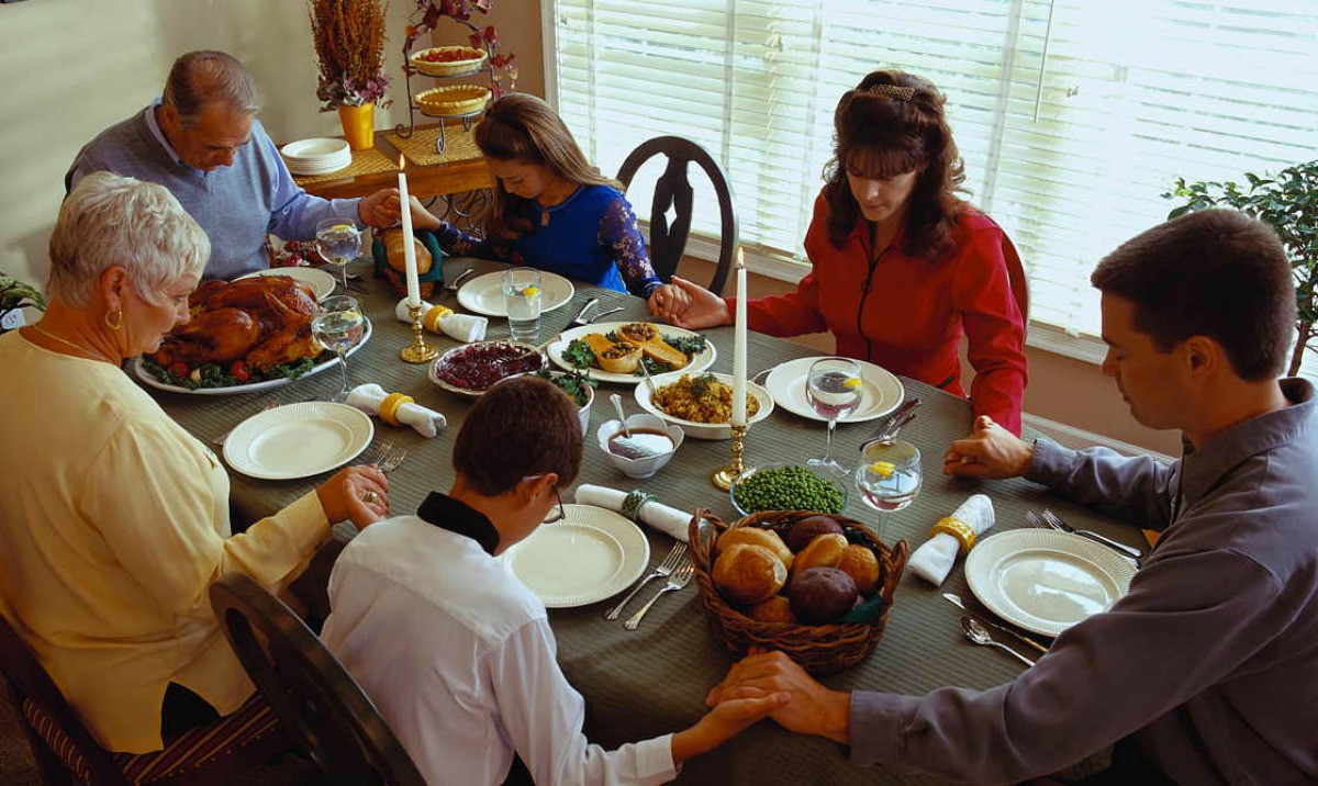 Family Thanksgiving Dinner
 Thankful for Family