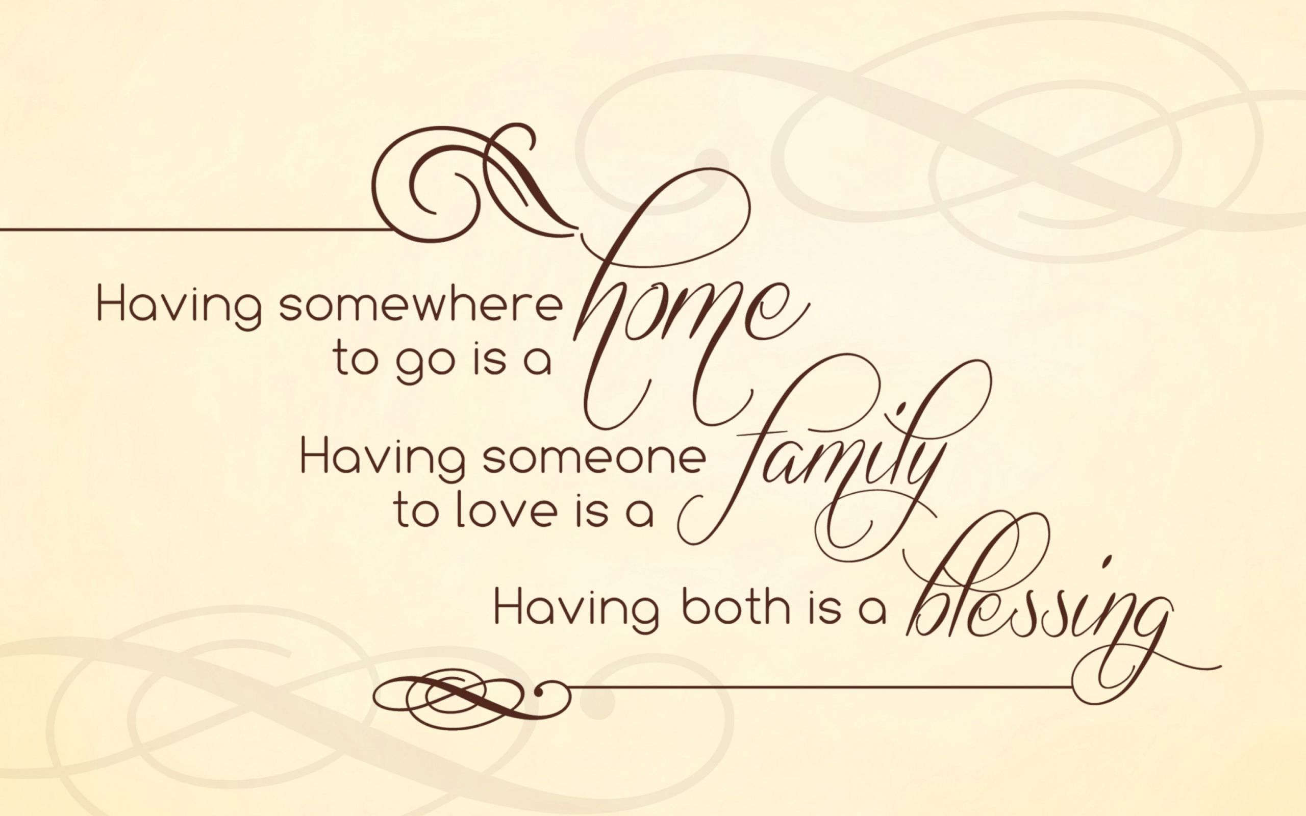 Family Wallpapers With Quotes
 Wallpaper Home Family Blessings Popular quotes HD