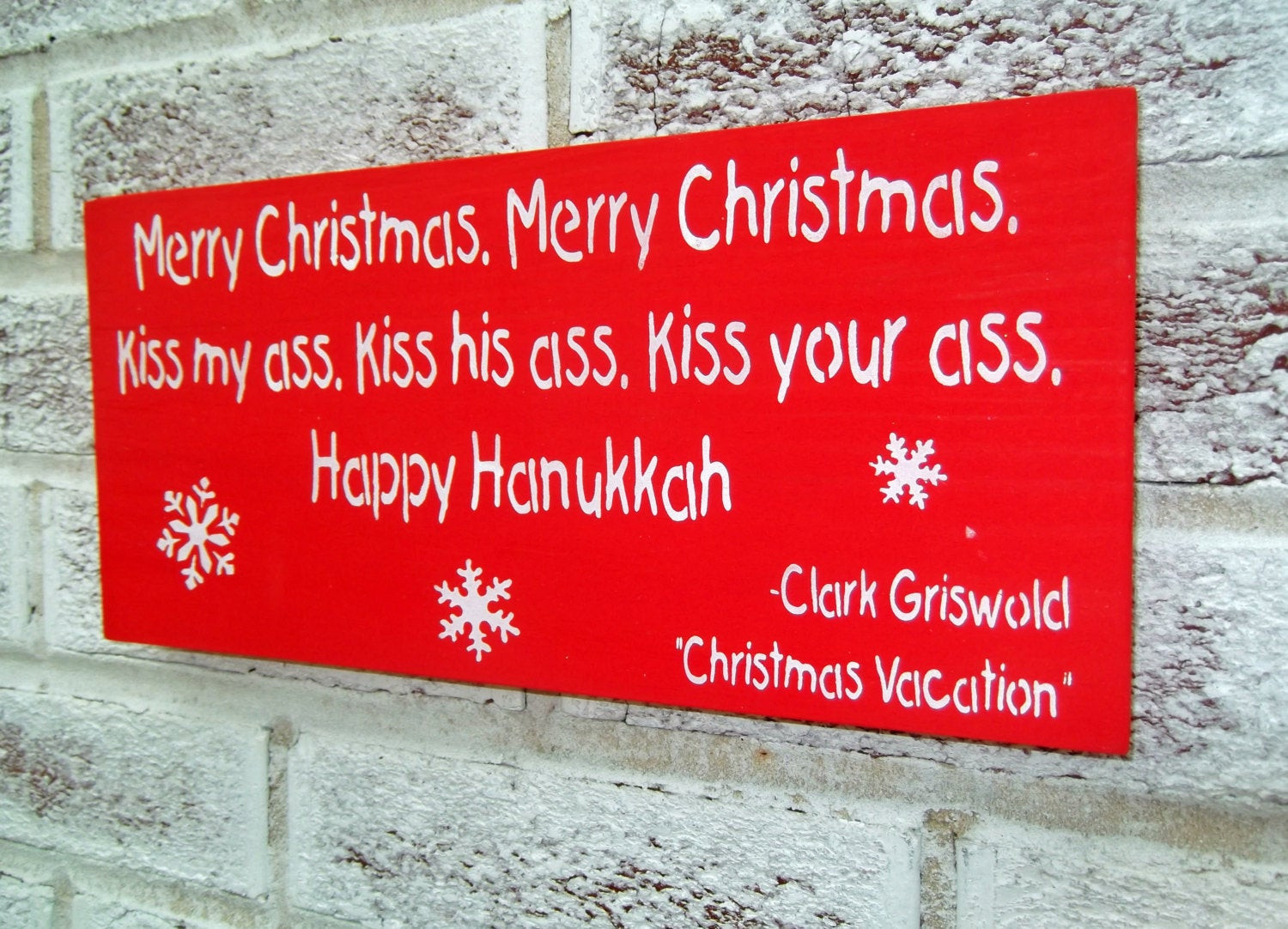 Famous Quotes From Christmas Vacation
 Items similar to Clark Griswold Christmas Vacation quote