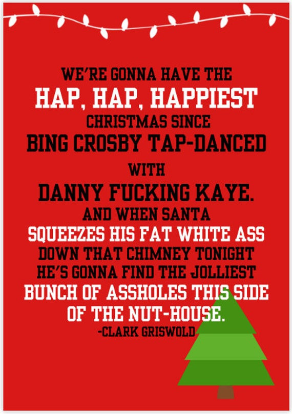 Famous Quotes From Christmas Vacation
 National Lampoons Christmas Vacation Card by