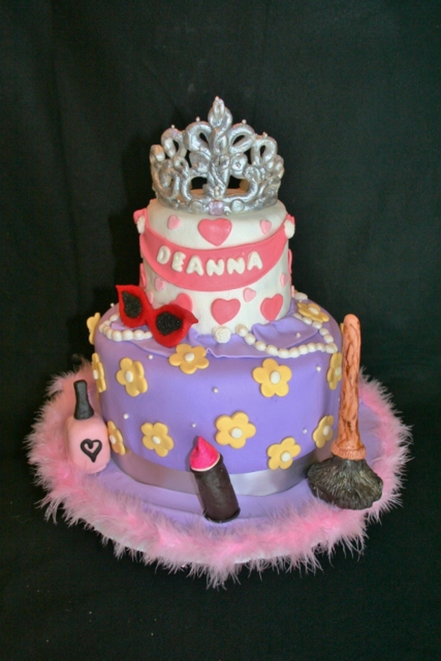 Fancy Birthday Cakes
 Fancy Nancy Birthday Cake CakeCentral