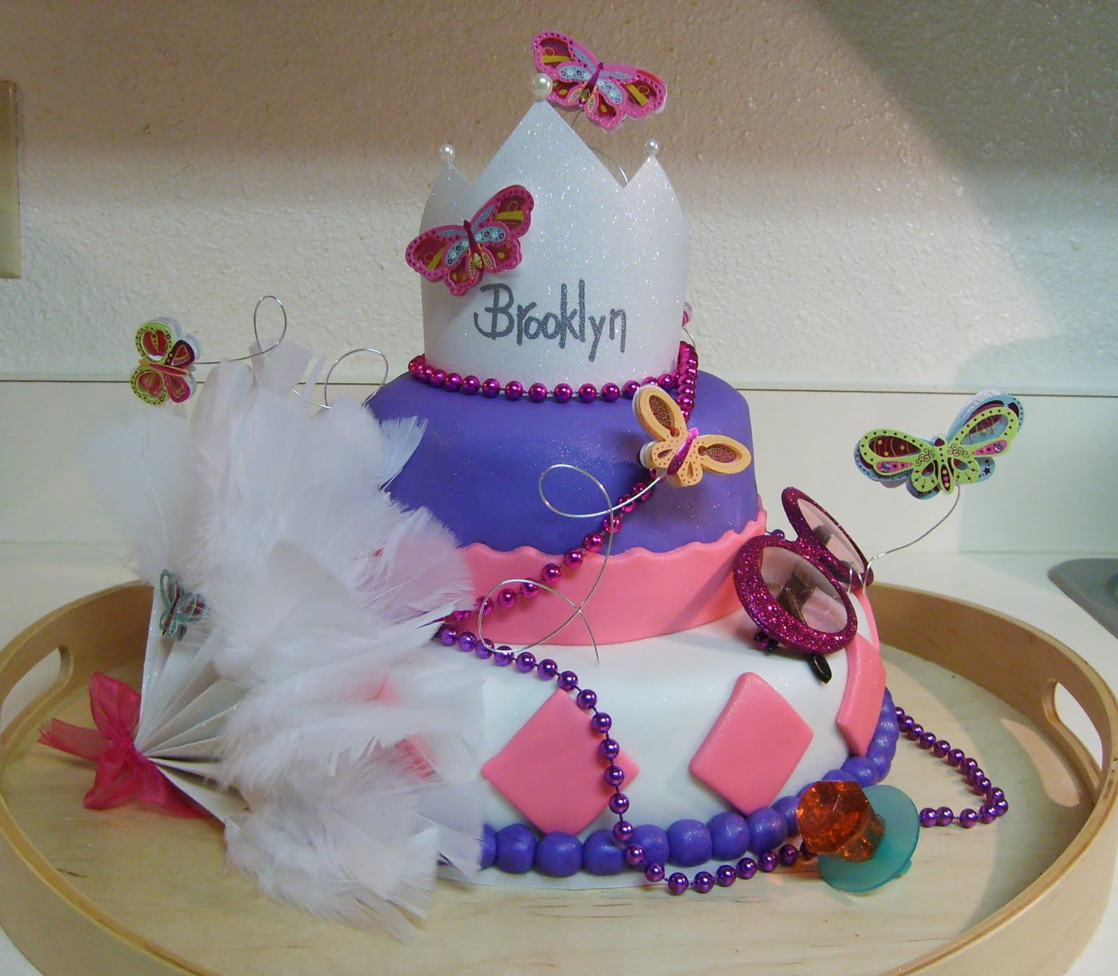 Fancy Birthday Cakes
 The Open Pantry Fancy Nancy Birthday Cake and Airplane