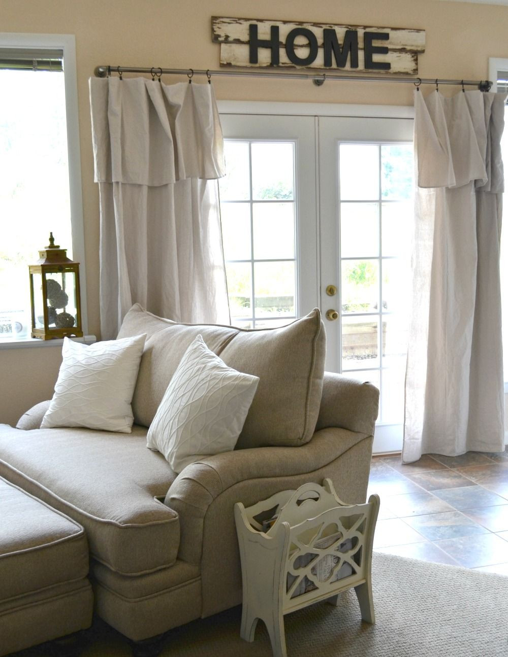 Farmhouse Curtains For Living Room
 My 5 Easiest DIYs to Try this Weekend