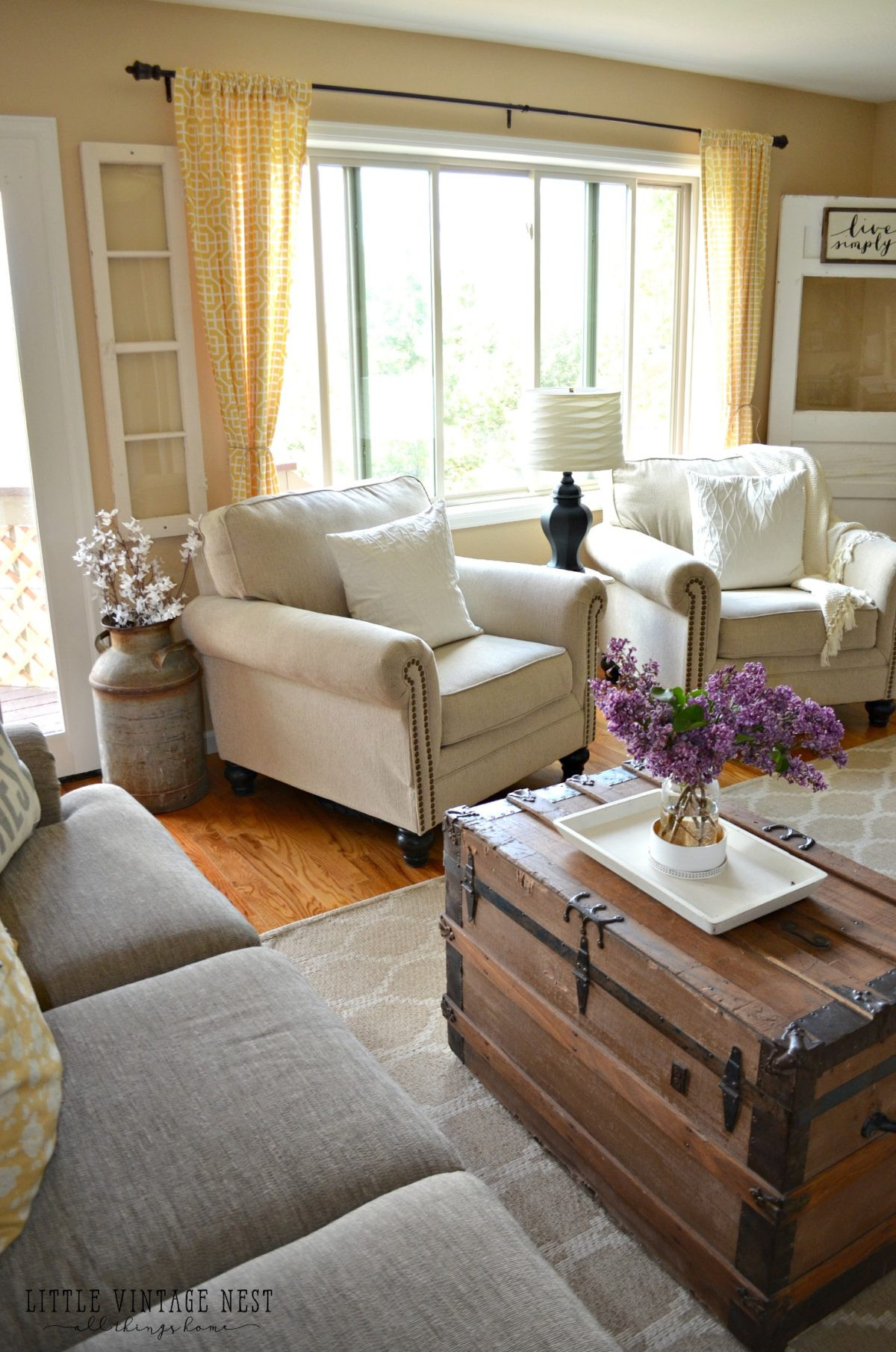 Farmhouse Style Living Room Ideas
 How I Transitioned to Farmhouse Style Little Vintage Nest