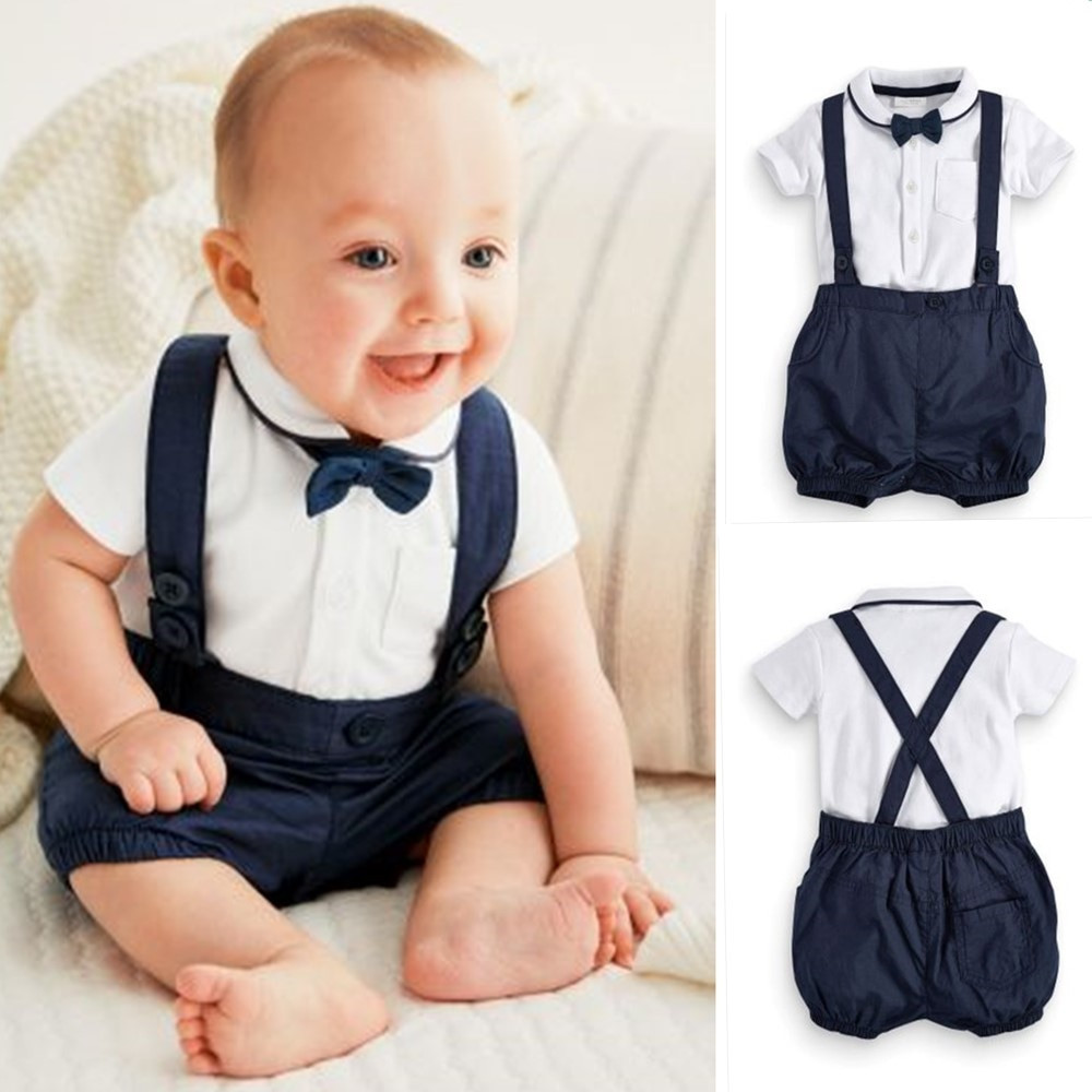 Fashion Baby Boy Clothing
 2018 summer fashion baby boy clothes gentleman short