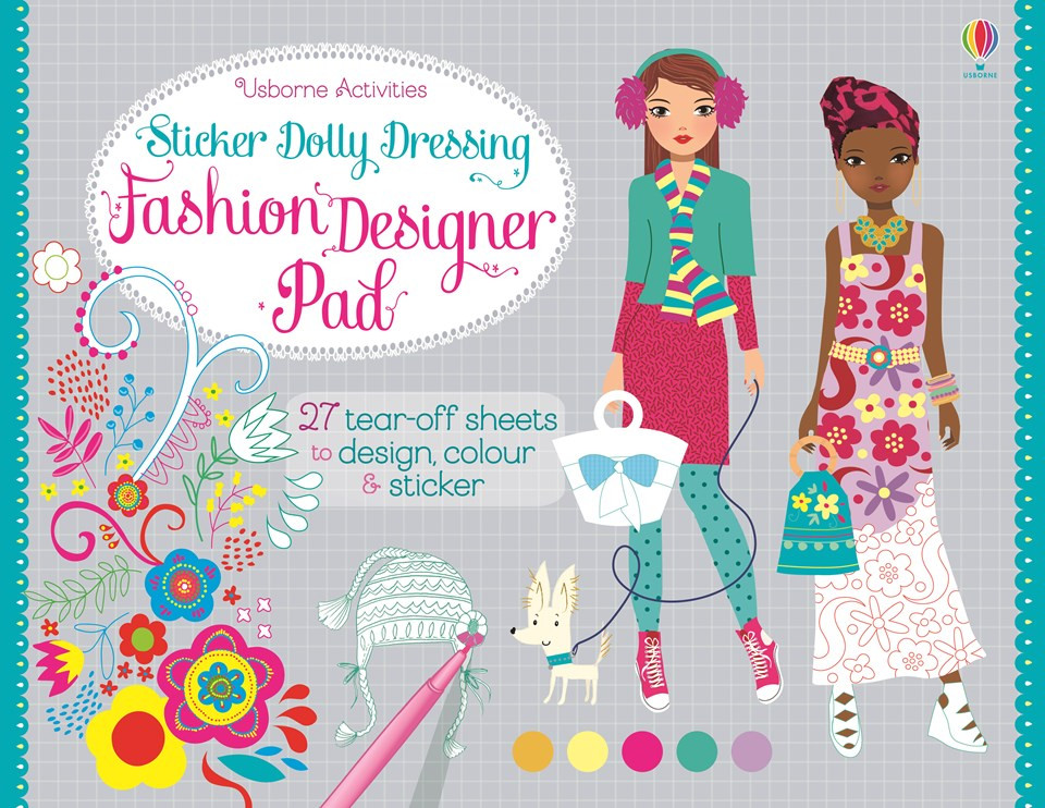 Fashion Design Books For Kids
 “Sticker Dolly Dressing Fashion designer pad” at Usborne