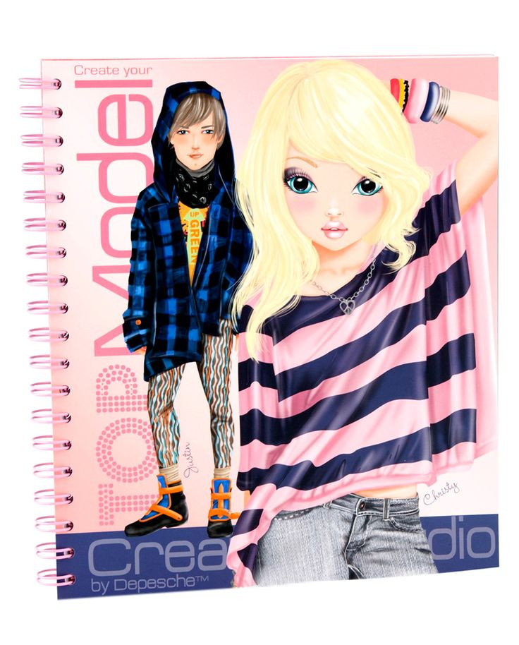 Fashion Design Books For Kids
 Depesche Create Your Top Model Colouring Book Igloo