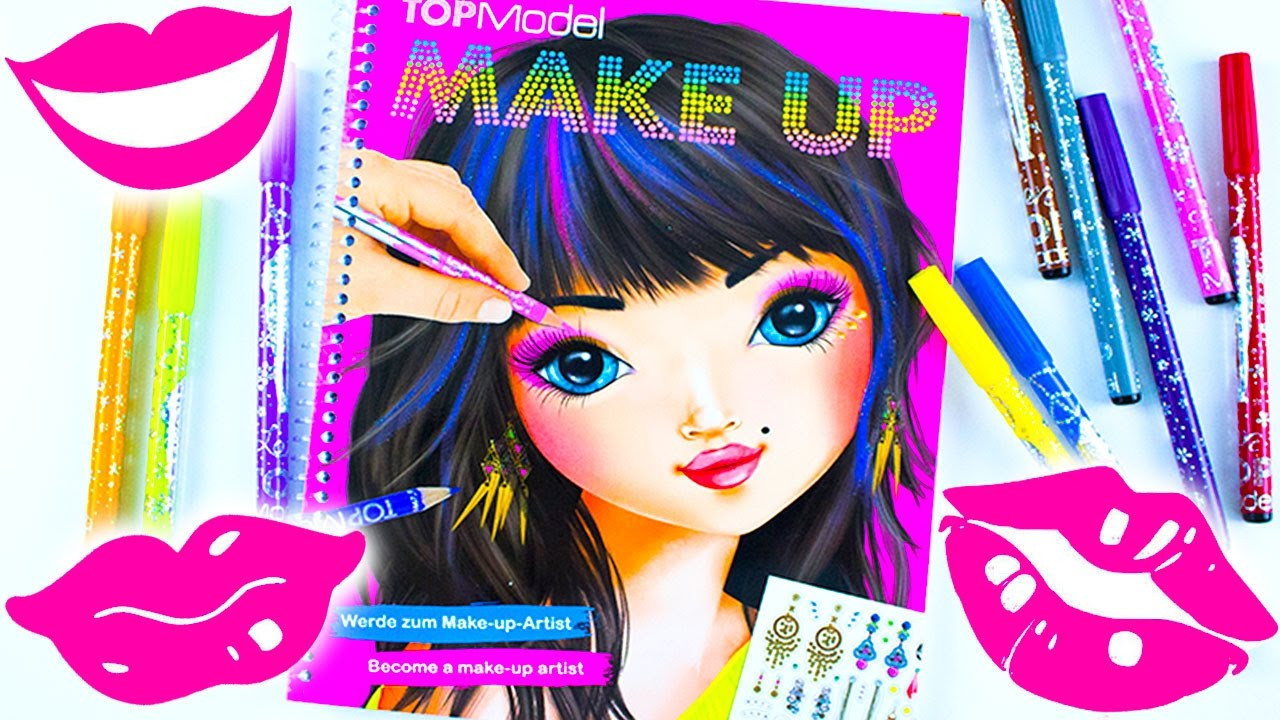 Fashion Design Books For Kids
 TopModelz Make Up Design Book educational video for