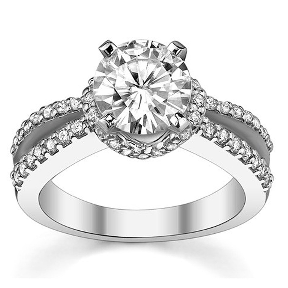 Fashion Diamond Rings
 Noble European Evening Gown Style Engagement Rings For