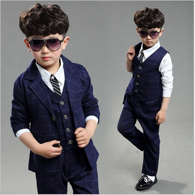Fashion For Kids Boy
 Boys three piece suit for boys 4 12 year boys brand suits