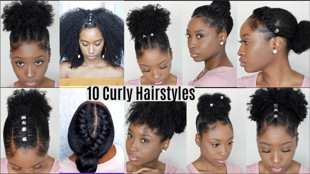 Fast Natural Hairstyles
 10 Quick Easy Hairstyles For Natural Curly Hair