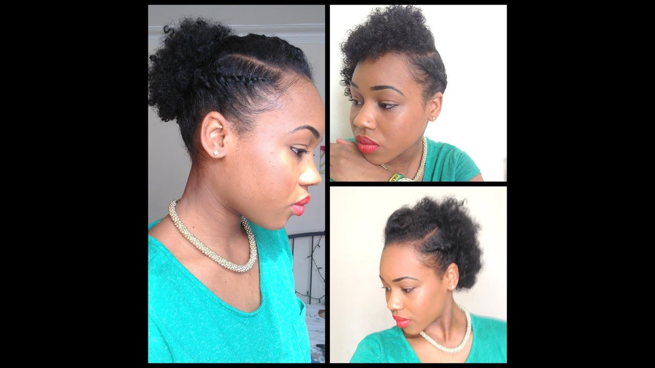 Fast Natural Hairstyles
 32 3 Quick Easy style for short Natural Hair wash and