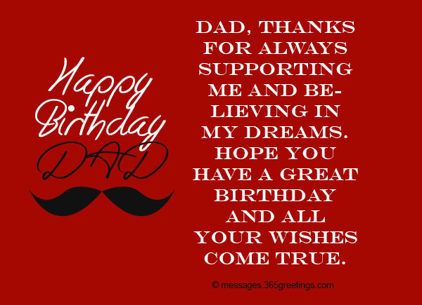 Father Birthday Wishes
 Birthday Wishes for Dad 365greetings