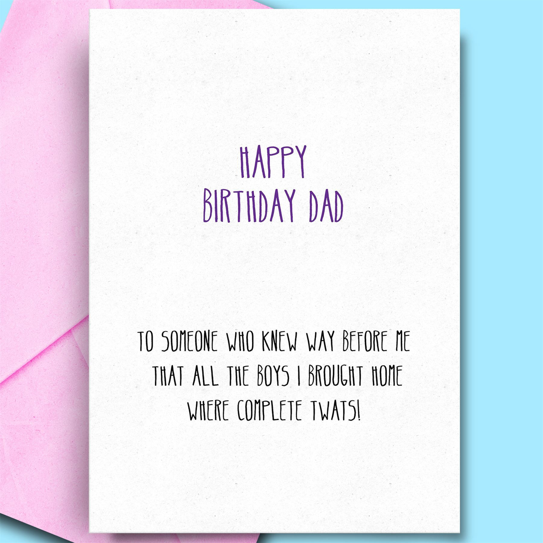 Father Birthday Wishes
 Birthday Wishes For Father From Daughter Son Funny Rude