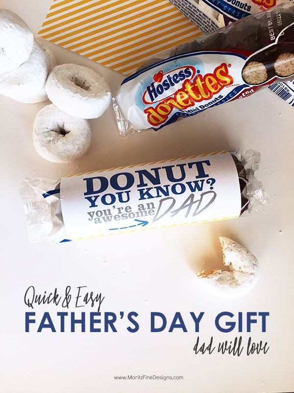 Father Day Gift Ideas Church
 Quick and Easy Father s Day Donut Gift Idea
