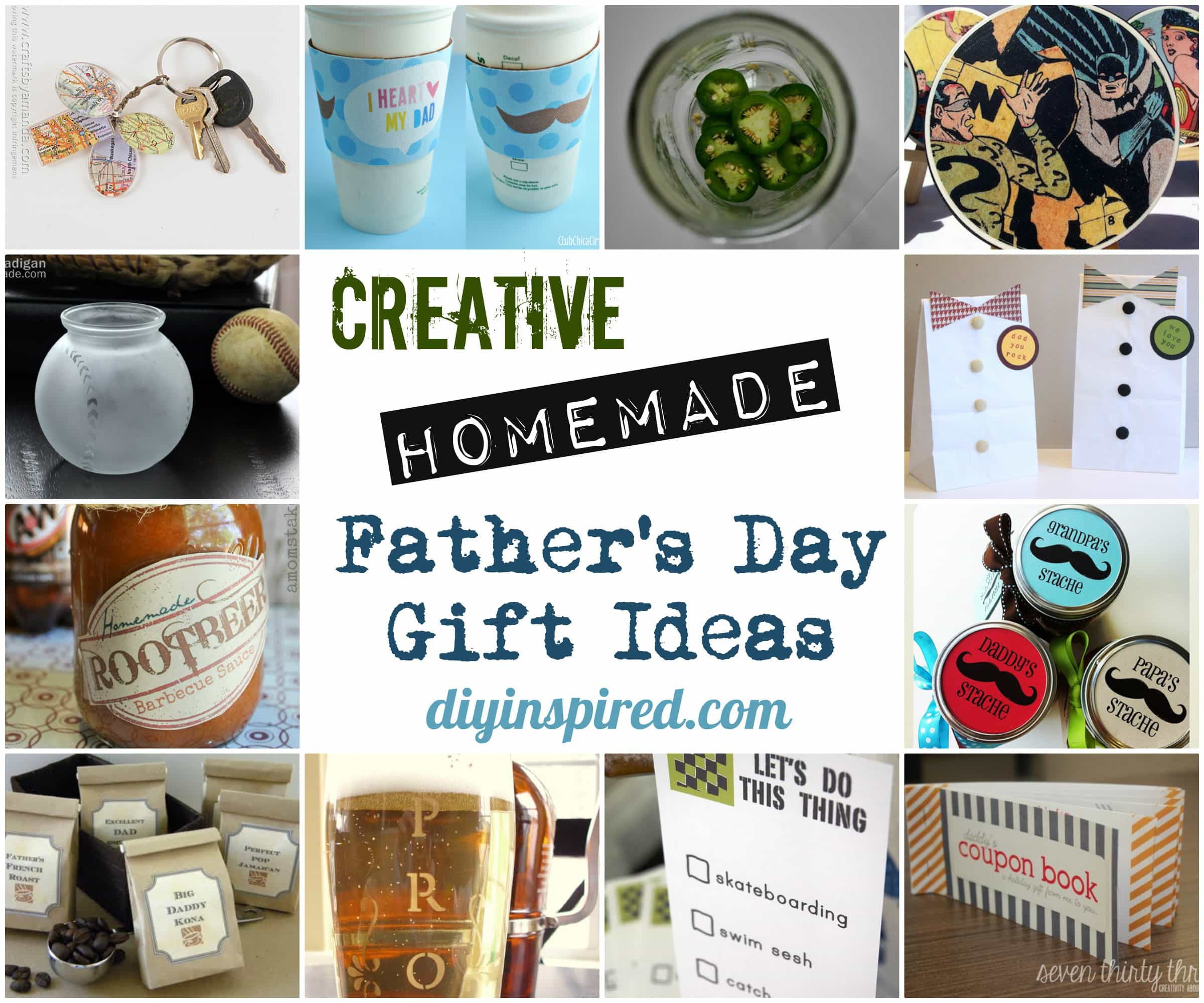 Fathers Day DIY Gift Ideas
 Creative Homemade Father’s Day Gift Ideas DIY Inspired