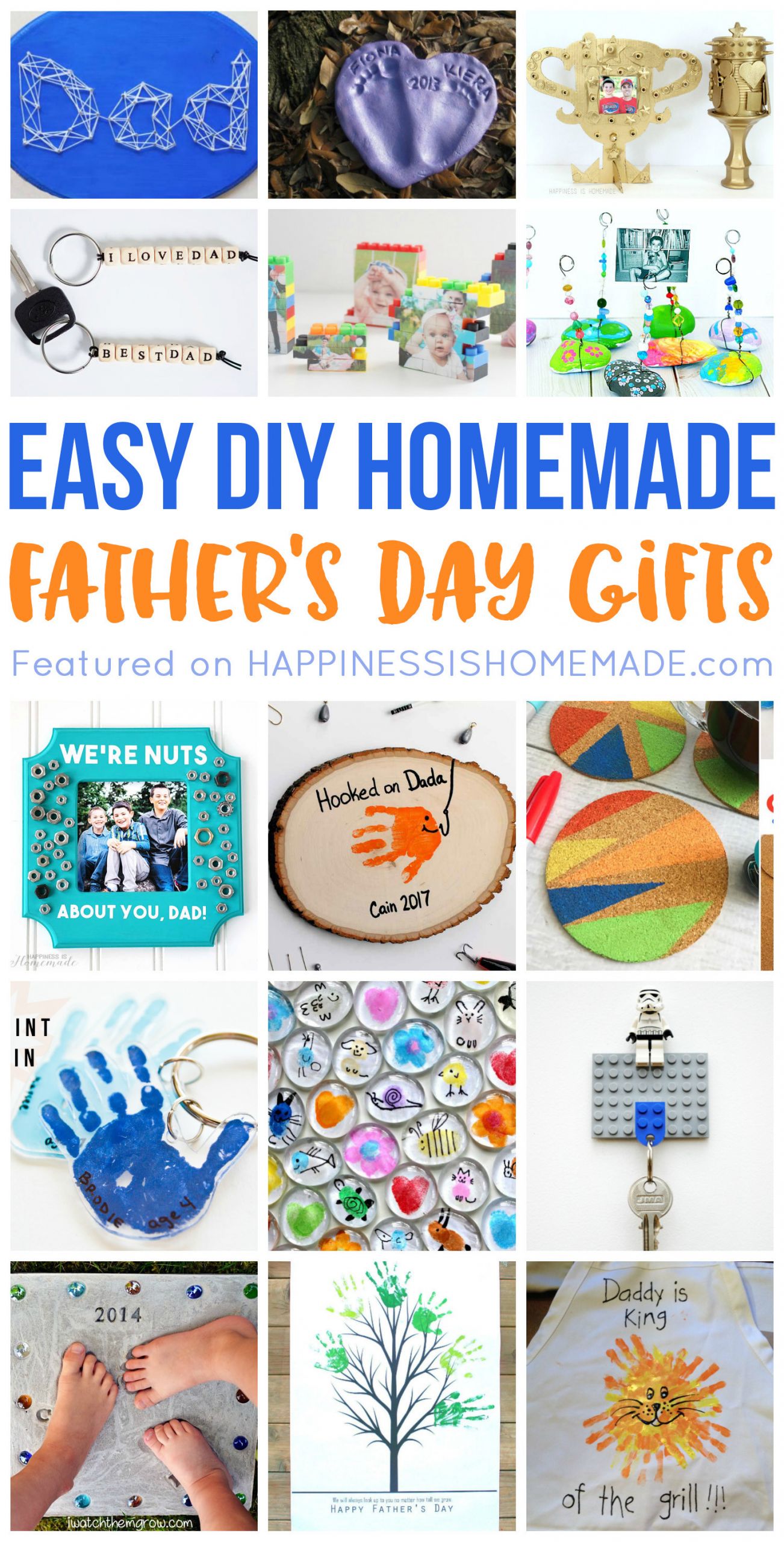 Fathers Day Handmade Gift Ideas
 20 Homemade Father s Day Gifts That Kids Can Make