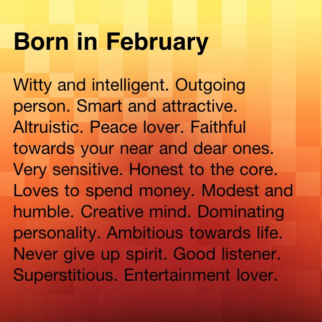 February Birthday Quotes
 February but I disagree on a couple I m frugal not