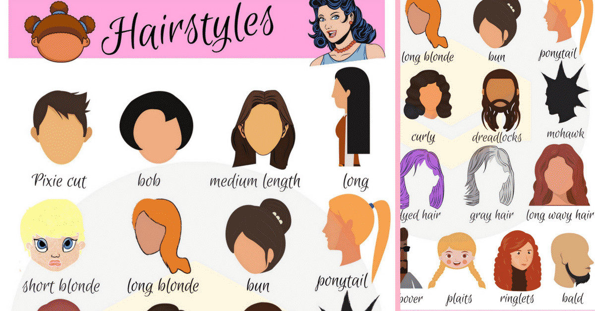 Female Hairstyle Names
 Hairstyle Names Types of Haircuts with Useful