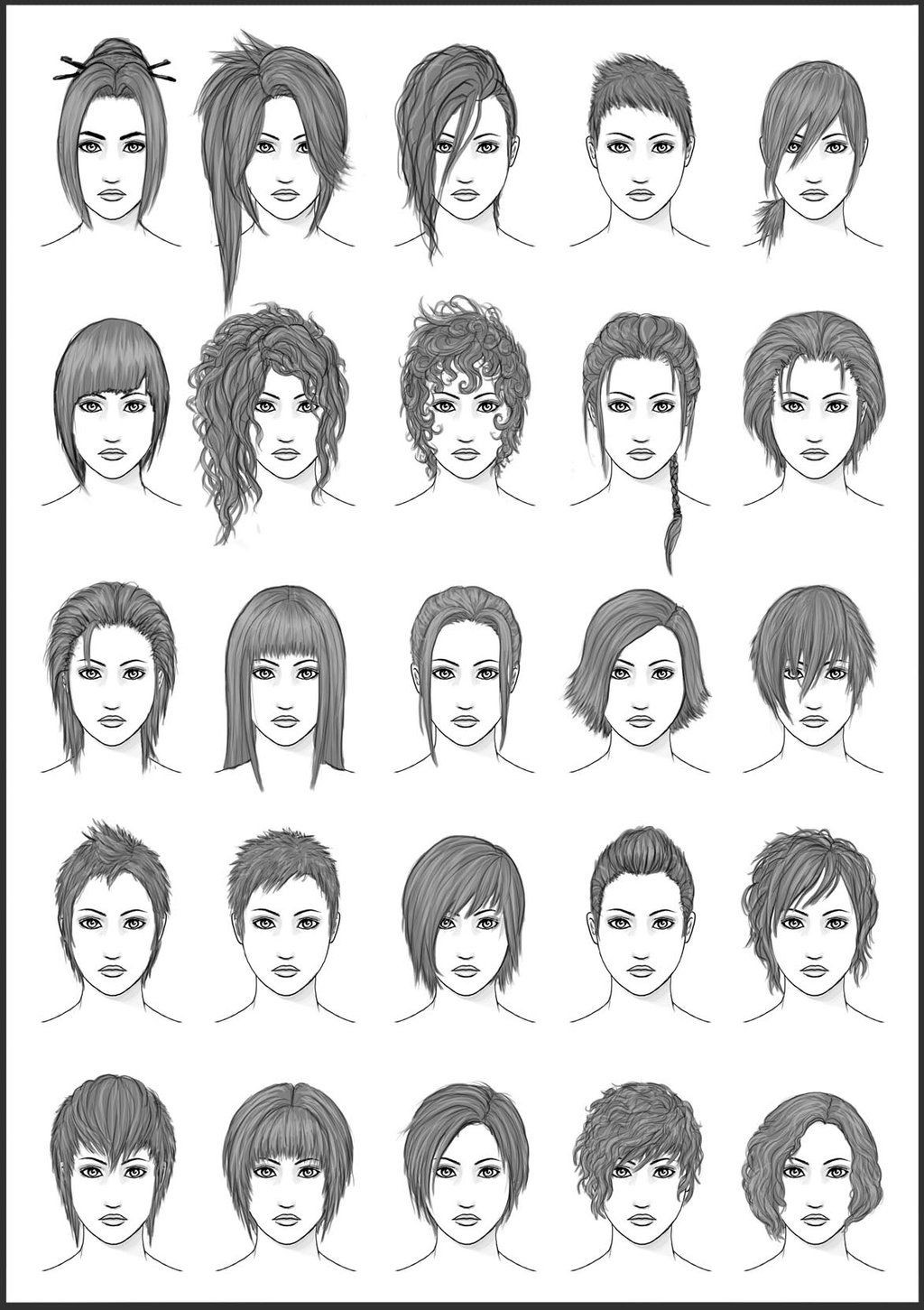 Female Hairstyle Names
 Hairstyles For Girls Names