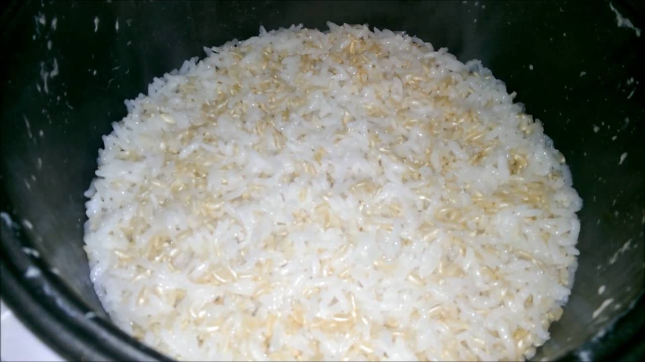 Fiber Brown Rice
 Cooking w Phill Mixing Brown & White Rice For More Fiber