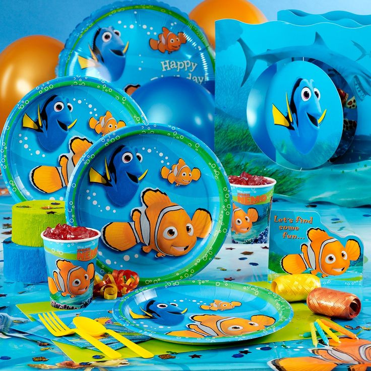 Finding Nemo Birthday Party Decorations
 58 best Finding Dory & Finding Nemo Party Ideas images on