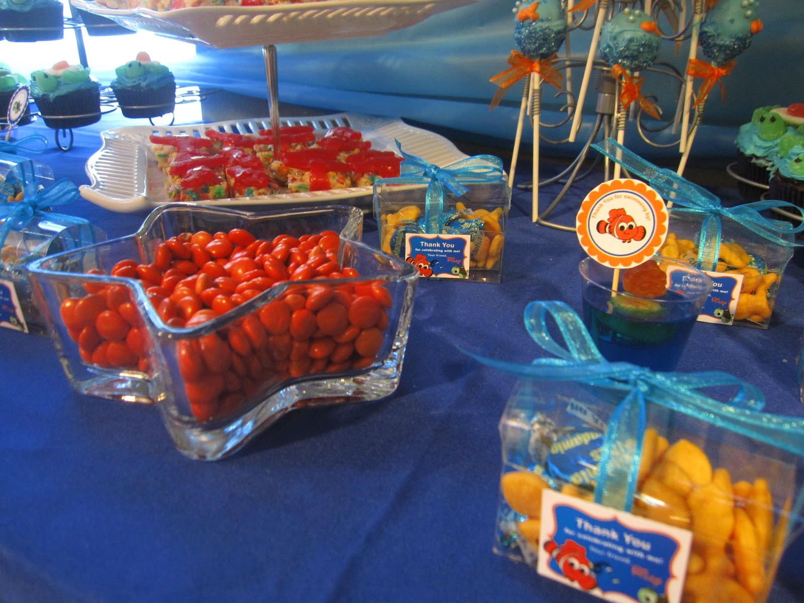 Finding Nemo Birthday Party Decorations
 Favors and Fixings Party Blog Finding Nemo Birthday Party
