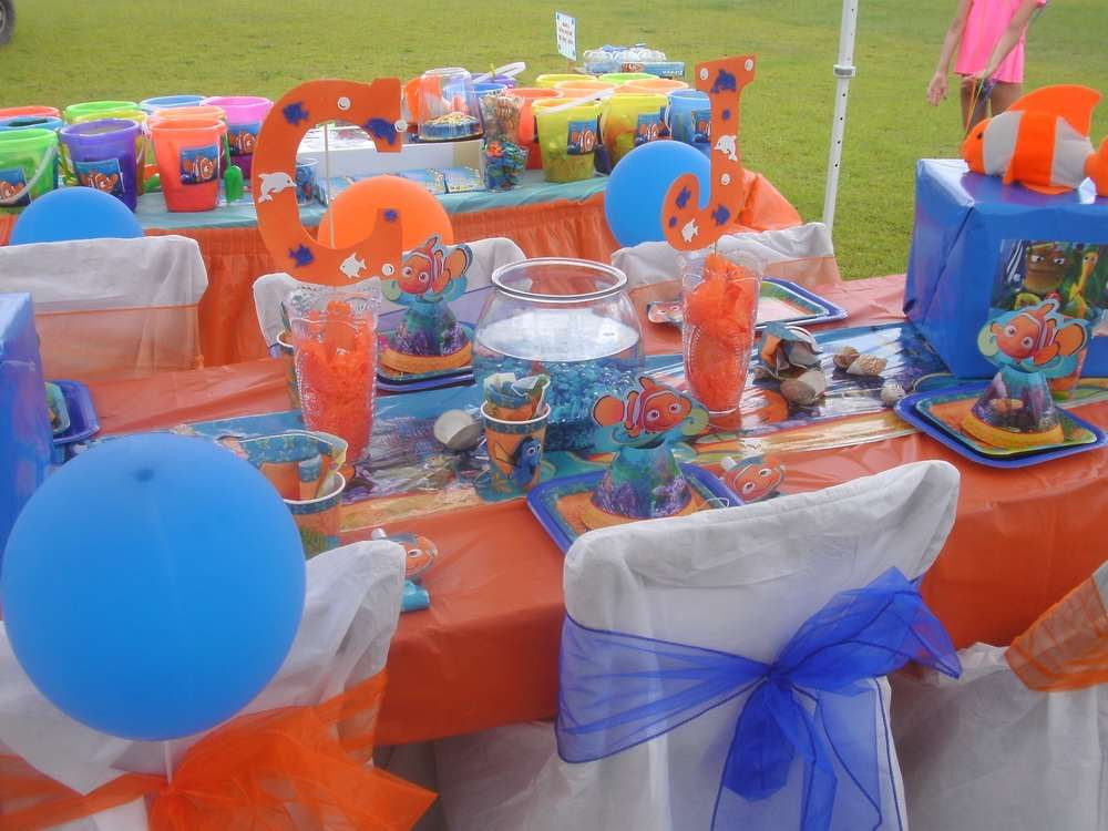 Finding Nemo Birthday Party Decorations
 Finding Nemo Birthday Party Ideas 7 of 8