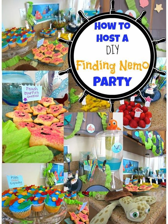 Finding Nemo Birthday Party Decorations
 38 best Nemo birthday party ideas images on Pinterest